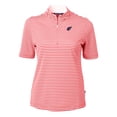 thumbnail image 2 of Women's Cutter & Buck  Cardinal Arizona Cardinals  DryTec Virtue Eco Pique Stripe Recycled Polo, 2 of 3