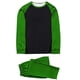 thumbnail image 2 of Conjunto de pijama de manga larga para hombre, blusa de color liso, camisa y pantalones de poliéster, para Navidad, 2 of 5