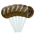 thumbnail image 1 of Baby Zebra Young Foal Cupcake Picks Toppers Decoration Set of 6, 1 of 7