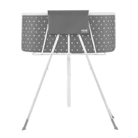 Portable Dog Bathtub for Small Pets Foldable Indoor Outdoor Pet Washing Station with Drain Space-Saving Grooming Tub for Cats and Dogs Grey
