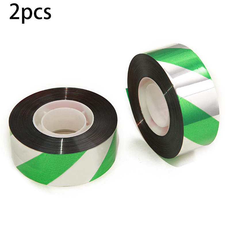 2Pcs Reflective Bird Scare Tape Garden Small Animal Repellent Deterrent