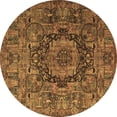 thumbnail image 1 of Ahgly Company Indoor Round Animal Brown Traditional Area Rugs, 7' Round, 1 of 4