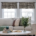 thumbnail image 3 of LALILO Kitchen Curtain Valance Contemporary Shades Rod Pocket Window Curtain 52"x 18" Set of 2, 3 of 6