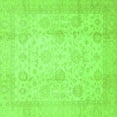 thumbnail image 1 of Ahgly Company Indoor Square Oriental Green Traditional Area Rugs, 5' Square, 1 of 4