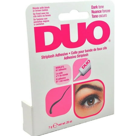 Duo Water Proof Eyelash Adhesive, Dark Tone 1/4 (Best Waterproof Eyelash Glue)