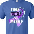 thumbnail image 4 of Inktastic I Wear Purple for Myself Lupus Awareness T-Shirt, 4 of 5