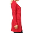 thumbnail image 2 of Women's Casual Long Sleeves Side Pockets Solid Cardigan, 2 of 3