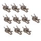 thumbnail image 5 of Charms Beads dragon 10 piezas mini cabezales de dragón encantos de perlas de bricolaje hallazgos 22 x 9 mm de plata de cobre, 5 of 9