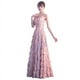 thumbnail image 2 of Vestido de noche elegante con tirantes para estudiantes, graduación, rosa, banquete, dama de honor, 2 of 6