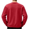 thumbnail image 4 of Ceisia Men's Valentine's Day Heart Print Sweatshirt | Relaxed Winter Casual Pullover Gift, 4 of 5