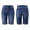 Blue#women summer shorts knee length, variant on aohooy Women's Knee Length Bermuda Jean Shorts Stretchy High Waisted Rolled Hem Casual Summer Long Denim Shorts with Pockets Dark Blue,L