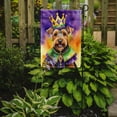 thumbnail image 2 of Welsh Terrier King of Mardi Gras Garden Flag 11.25 in x 15.5 in, 2 of 5