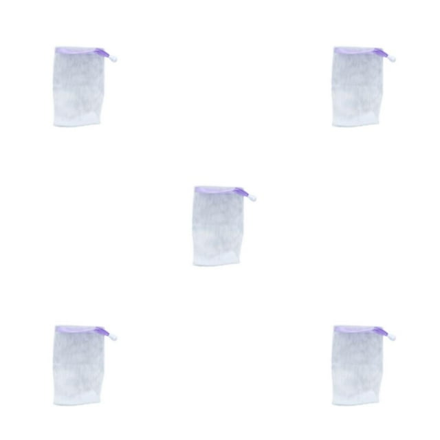 Inteprter Bolsas de jabón de ducha Limpiador facial Malla Herramienta de limpieza corporal de red de burbujas Espuma hecha a mano Delicado para Type2 NO2