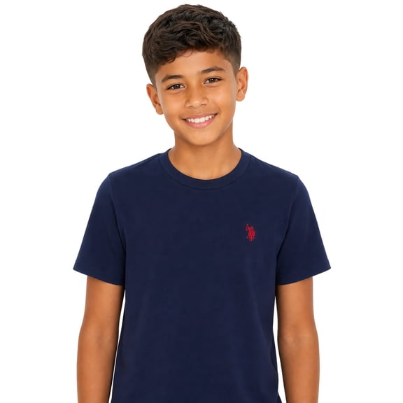 U.S. Polo Assn. Boys Crewneck T-shirt, Sizes 4-18