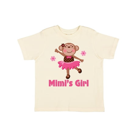 

Inktastic Mimi s Girl Monkey Gift Toddler Toddler Girl T-Shirt
