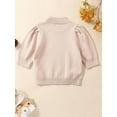 thumbnail image 3 of Wassery Kids Girls Knit Sweaters Long Sleeve Crew Neck Loose Knitted Pullovers 2T 3T 4T 5T 6T 7T Little Girls Fall Winter Warm Clothes, 3 of 9
