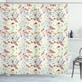 thumbnail image 1 of Ambesonne Floral Shower Curtain, Botanical Spring Petals, 69"Wx84"L, Multicolor, 1 of 3