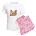 thumbnail image 6 of CafePress - Colorful Corgi Puppy Pajamas - Women's Short Sleeve Print T-Shirt and Pants Light Cotton Pajama Set, 6 of 7