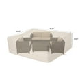 thumbnail image 3 of Coverall Outdoor Beige Waterproof Fabric Chat Set Cover, 3 of 9