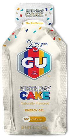 GU Fuel Energy Gel - 24 Pack - Birthday Cake Flavor