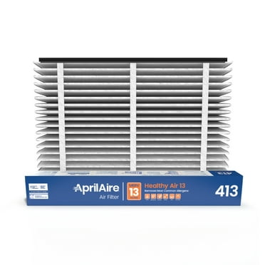 AprilAire 413 Healthy Air Filter, MERV 13, for Whole-House Air Purifiers, 16 x 25 x 4", Pack of 2