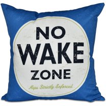 Simply Daisy 16" x 16" Nap Zone Word Print Outdoor Pillow