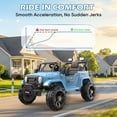 thumbnail image 6 of East doll 12V Ride on Toys for Toddlers, Electric Car for Kids, Kids Car with Remote Control, Bluetooth, Music, 3 Speeds for Kids Gifts, Blue, 6 of 7
