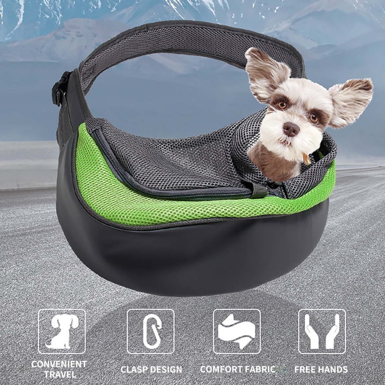 RKZDSR Portable Pet Carrier Sling Bag - Breathable Chest  display picture 2