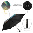 thumbnail image 4 of JSTEL Pumpkin Pop Art Folding Umbrella for Rain Sun Travel Mini Lightweight Compact Umbrellas, 4 of 5