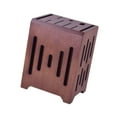 thumbnail image 4 of Bloque de cuchillos Soporte de almacenamiento de cuchillos Exhibidor Almacenamiento de cocina Soporte de cuchillos de madera café, 4 of 9