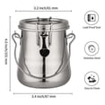 thumbnail image 3 of Airtight Stainless Steel Brush Cleaner for Painting (Medium), 3 of 5