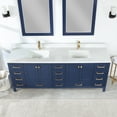 thumbnail image 6 of Miseno Mv785084 Shannon 84" Free Standing Double Basin Vanity Set - Blue, 6 of 7