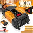 thumbnail image 1 of 12V-220V Battery Display Car Power Inverter Converter Voltage Transformer, 1 of 9