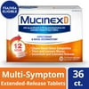 Mucinex D Expectorant and Nasal Decongestant Tablets, 36 Count