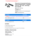 thumbnail image 2 of Pitman Arm To Connecting Rod Steering Drag Link Adjusting Sleeve - Compatible with 1994 - 2001, 2006 - 2008 Dodge Ram 1500 4WD 1995 1996 1997 1998 1999 2000 2007, 2 of 2