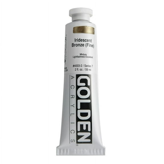 Golden Heavy Body Acrylic Paint - Iridescent Bronze (Fine), 2 oz Tube