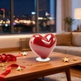 thumbnail image 6 of Uuiauoio Acrylic Decorative Sign Valentine'S Day Angel Crystal Heart 2D Flat Print Acrylic Decorative Desktop Decoration for Home Office Garden with Stand, 6 of 7