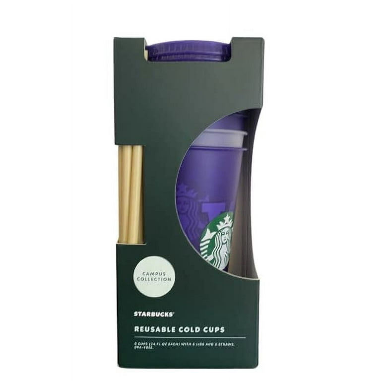 Starbucks Limited Edition Reusable Cold Cups University Of Washington Uw  U-Dub Pack Of 5 (24 Oz) Venti - Walmart.com