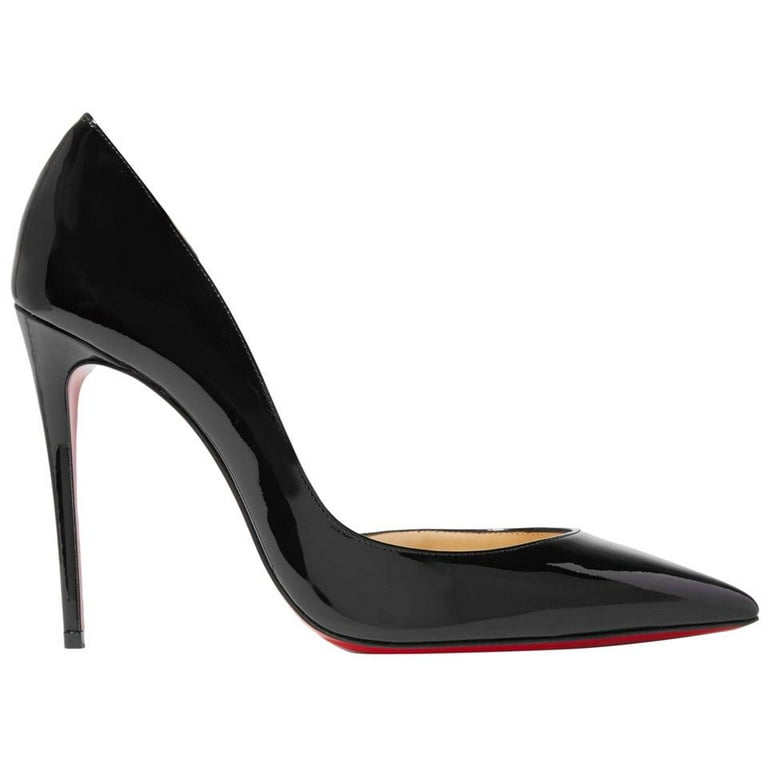 Christian Louboutin Black Patent Leather New Simple 100 Pumps Size 5.5/36