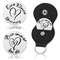 thumbnail image 4 of Amuleto de la suerte con forma de abrazo pequeño, amuleto de la suerte con forma de corazón, regalo de aliento, regalos de pronta recuperación, siempre estoy contigo, regalo de pronta, 4 of 7