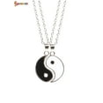 thumbnail image 2 of Spencer Yinyang Couples Pendant Necklace Chain for Women Men Personalized Matching Puzzle Diagrams Necklaces, 2 of 7