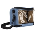 thumbnail image 1 of Bird Travel Backpack, Rattan Weaving Craft Bird Carrier Bag Portable With Side Pockets For Walking For Travel Grey,Blue, 1 of 8