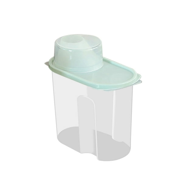 Tanque de almacenamiento de grano de cocina pequeño, caja de almacenamiento de productos secos de comida nórdica, tanque sellado de plástico, tanque de grano impermeable Wmkox8yii FHAKJF1149