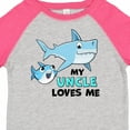 thumbnail image 4 of Inktastic My Uncle Loves Me with Cute Sharks Boys or Girls Toddler T-Shirt, 4 of 5