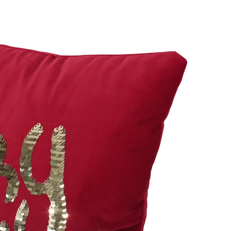 Jeweled Noel Square Throw Pillow - Pillow Perfect : Target