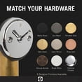 thumbnail image 6 of Fine Fixtures Bathtub Shower Drain - 20 Gauge Brass Tubing, Trip Lever Overflow Assembly Tub Drain Kit - Polished Chrome, 6 of 10