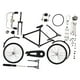 thumbnail image 5 of Bicicleta modelo bicicleta juguete estantería desmontable Diecast miniatura para bicicleta de cumpleaños negro desmontable Zulema Bicicleta en miniatura, 5 of 8