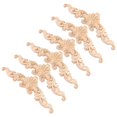 thumbnail image 3 of 6pcs Solid Wood Carved Corner Onlay Door Cabinet Bed Decoration Applique, 3 of 3