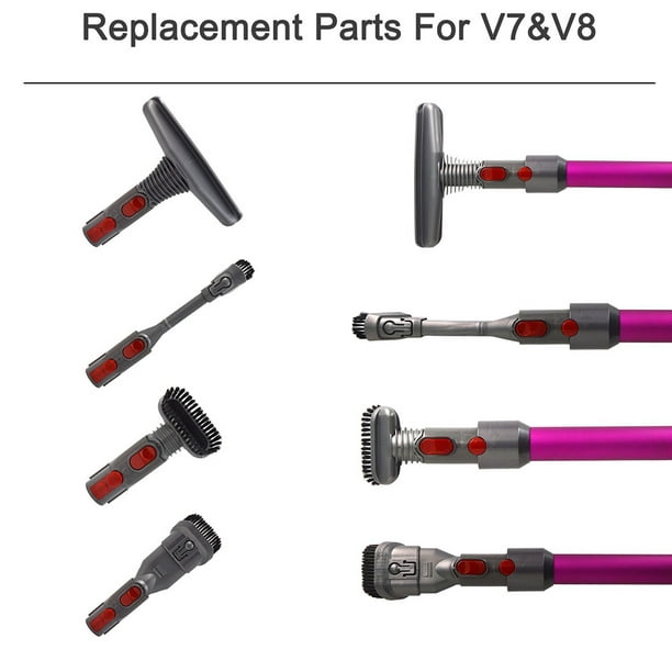 Kit d'accessoires pour aspirateur Dyson V6 / V7 / V8 / V9 - (7