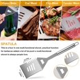 thumbnail image 4 of Juego de accesorios para barbacoa CHAO 6 piezas con bolsa portátil 2 en 1 y delantal de almacenamiento 18 pulgadas, 4 of 5